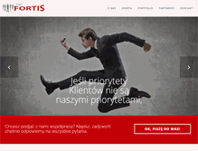 Tablet Screenshot of grupafortis.pl